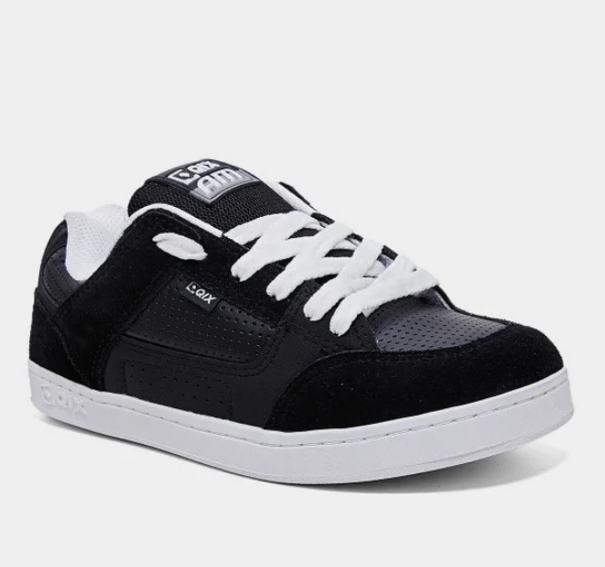 Tênis Qix AM - Skate confort Preto e Branco
